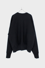 画像をギャラリービューアに読み込む, MADE IN USA #234 12OZ CROSS-KNIT CREW NECK SWEAT SHIRT / BLACK