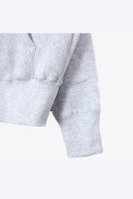 画像をギャラリービューアに読み込む, MADE IN USA #232 12OZ CROSS-KNIT PULLOVER HOODED / GREY