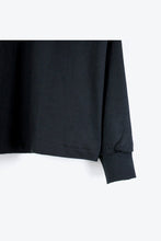 画像をギャラリービューアに読み込む, MADE IN USA #305 8OZ MAX WEIGHT L/S T-SHIRT / BLACK