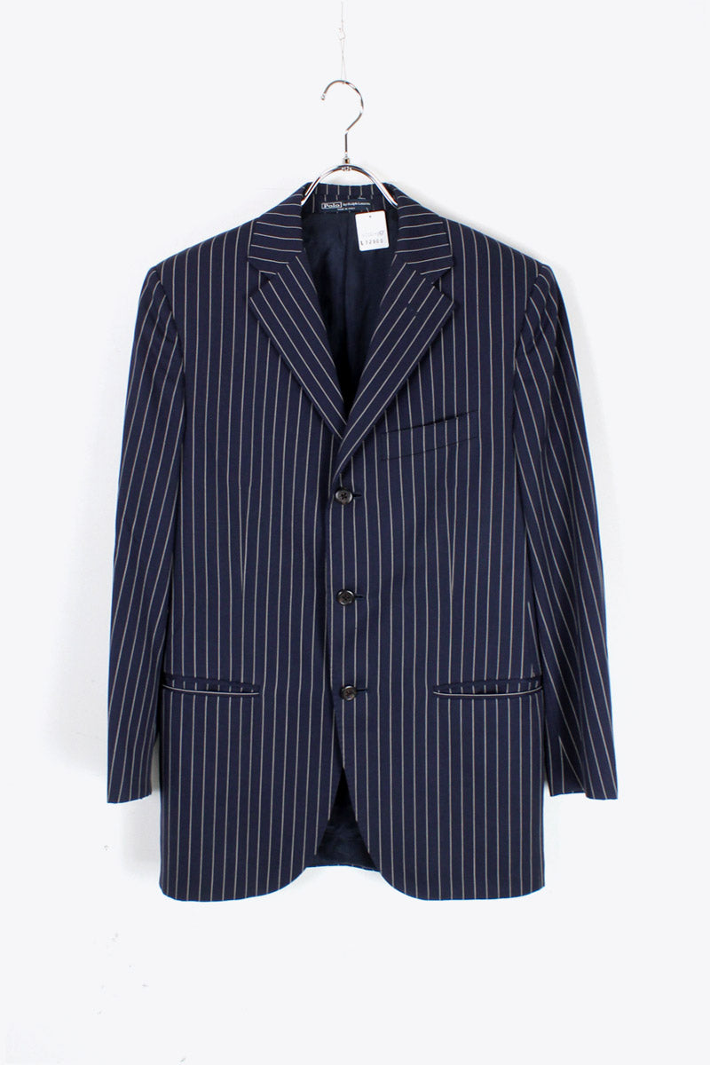 希少】RRL BLACK STRIPE TAILORED JACKET-