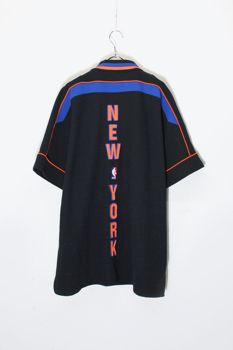 NBA ゲームシャツ　NEWYORK KNICKS リバーシブル STARTER | NBA NY KNICKS HALF ZIP GAME SHIRT – STOCK ORIGINALS