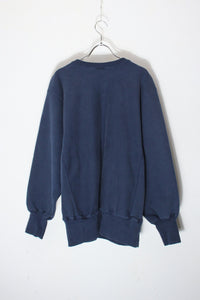 MADE IN MEXICO 90'S IOWA UNIVERSITY REVERSE WEAVE SWEATSHIRT / NAVY [SIZE:  L USED]