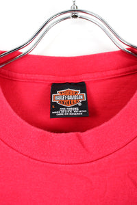 MADE IN USA 90'S DESTINATION TEE SHIRT / RED [SIZE: L USED]