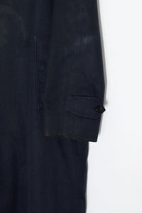 MADE IN ENGLAND 90'S BALMACAAN COAT W/LINER / NAVY［SIZE: L相当 USED]