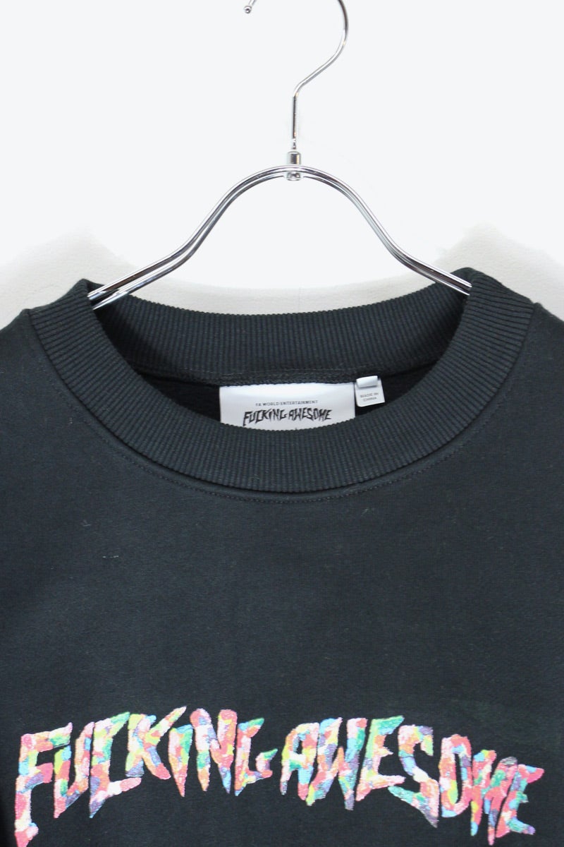 【FUCKING AWESOME】 GUM STAMP CREWNECK BLACK P3lfQfDBwFXtkiiUqh7g_PN8302-