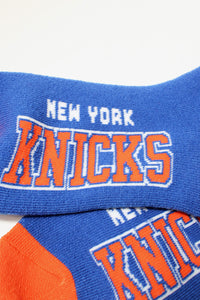 NBA 4 STRIPE DEUCE CREW SOCKS NY KNICKS / BLUE/ORANGE [NEW]
