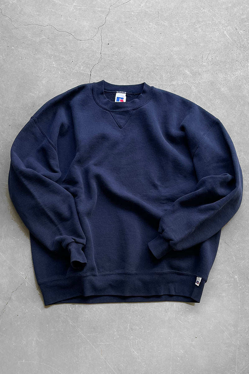 MADE IN USA 90'S SWEATSHIRT / NAVY [SIZE: XL USED]