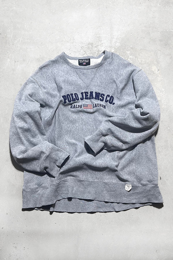Y2K EARLY 00'S SWEATSHIRT / GRAY [SIZE: XL USED]