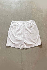 90'S TUCK CHINO SHORT PANTS / WHITE [SIZE: 36 USED]