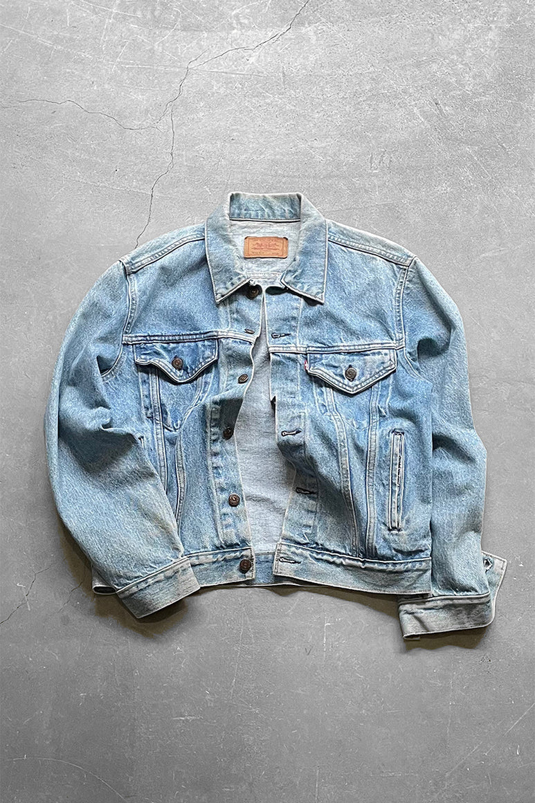 MADE IN USA 90'S 70506-0214 4TH TYPE DENIM JACKET / INDIGO [SIZE: 40 USED]