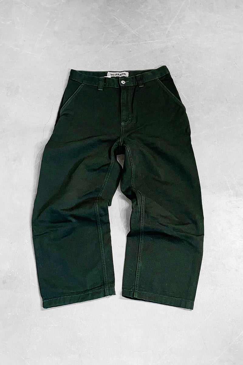 MADE IN PORTUGAL '44! DENIM PANTS / GREEN [SIZE: 30 USED]