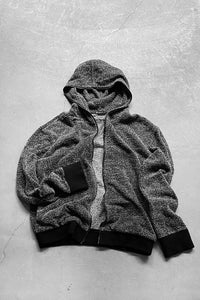 FULL ZIP SWEAT HOODIE / GRAY [SIZE: M USED]