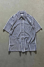 画像をギャラリービューアに読み込む, 70&#39;S S/S STRIPE SHIRT / WHITE  [SIZE M USED]
