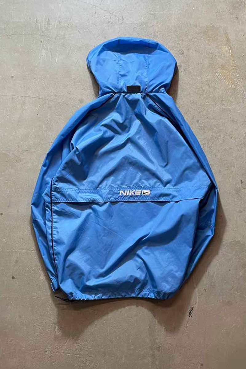 Y2K EARLY 00'S NYLON ANORAK JACKET / LIGHT BLUE [SIZE: L USED]