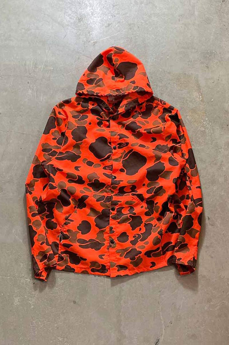 MADE IN USA 70'S ORANGE CAMO JACKET / CAMO [SIZE: M USED]