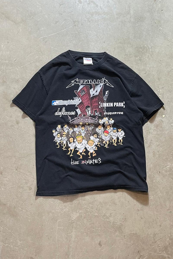 Y2K 2003 SUMMER SANITARIUM T-SHIRT / BLACK [SIZE: L USED]