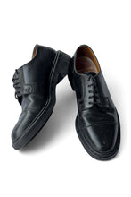画像をギャラリービューアに読み込む, MADE IN ENGLAND 90&#39;S LEATHER DERBY SHOES RIDGEWAY SOLE CROCKETT &amp; JONES MADE / BLACK [SIZE: US8.0 (26.5cm相当) USED]
