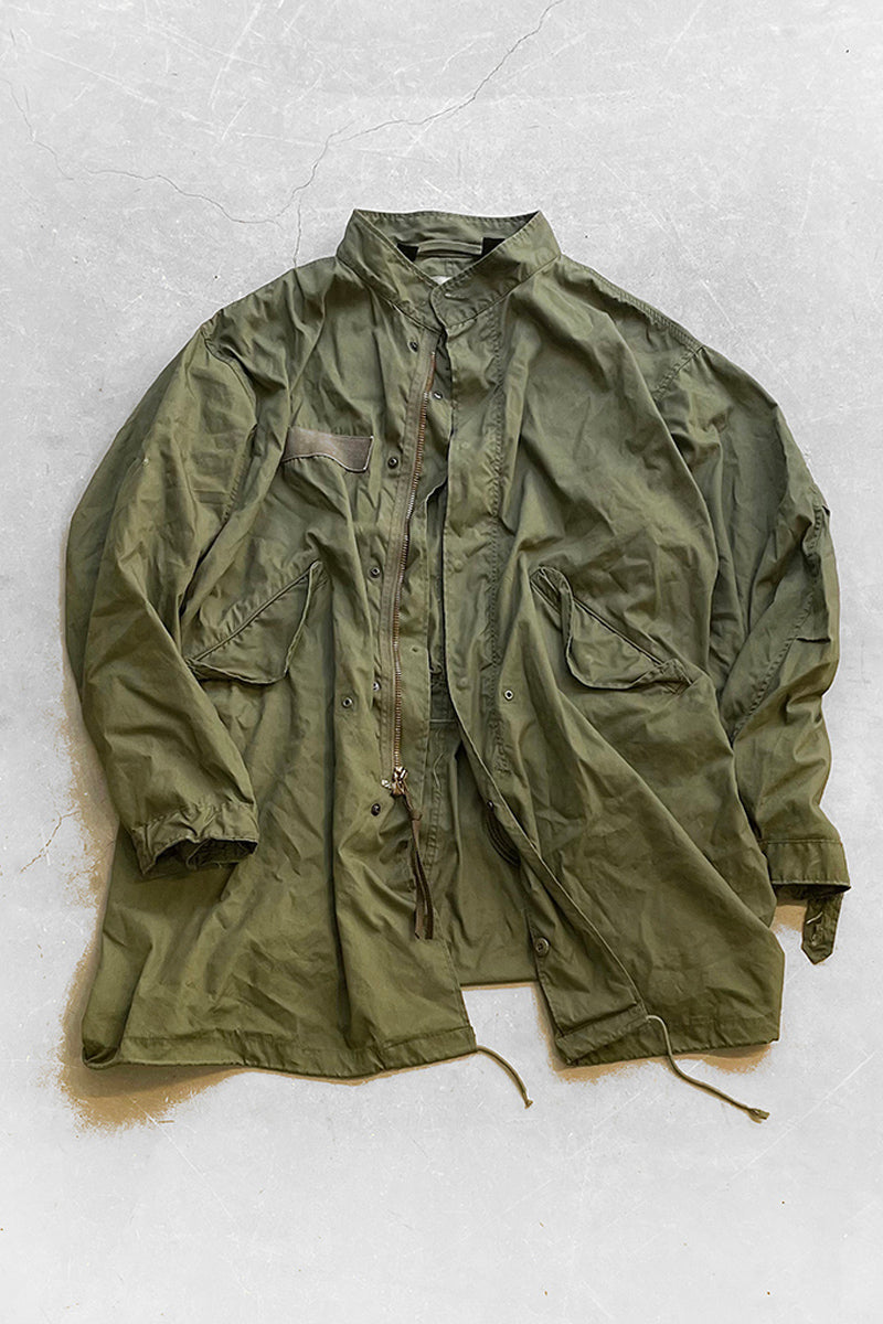 84'S M-65 FISHTAIL MODS COAT / KHAKI [SIZE: L USED]