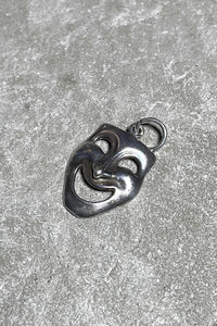STERLING SILVER FACE PENDANT TOP [ONE SIZE USED]