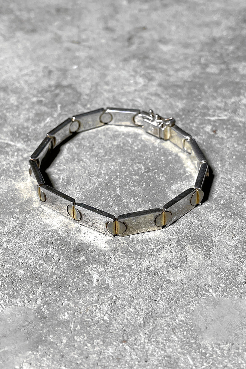 MADE IN ITALY 925 SILVER BRACELET / SILVER [SIZE: ONE SIZE USED]