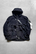 画像をギャラリービューアに読み込む, TWO TONE TELA &amp; DAVID LIGHT-TC HOODED JACKET / BLACK [SIZE: M DEADSTOCK/NOS]
