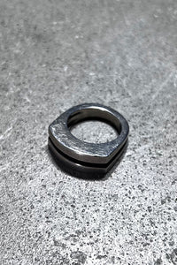 925 SILVER RING / SILVER [SIZE: 12号相当 USED]