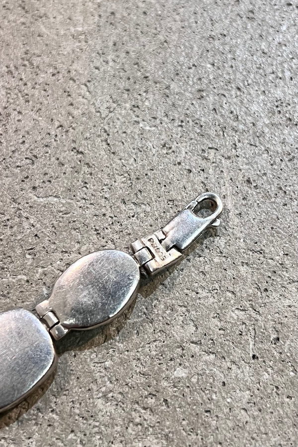 925 SILVER BRACELET W/LAPIS LAZULI / SILVER [SIZE: ONE SIZE USED]