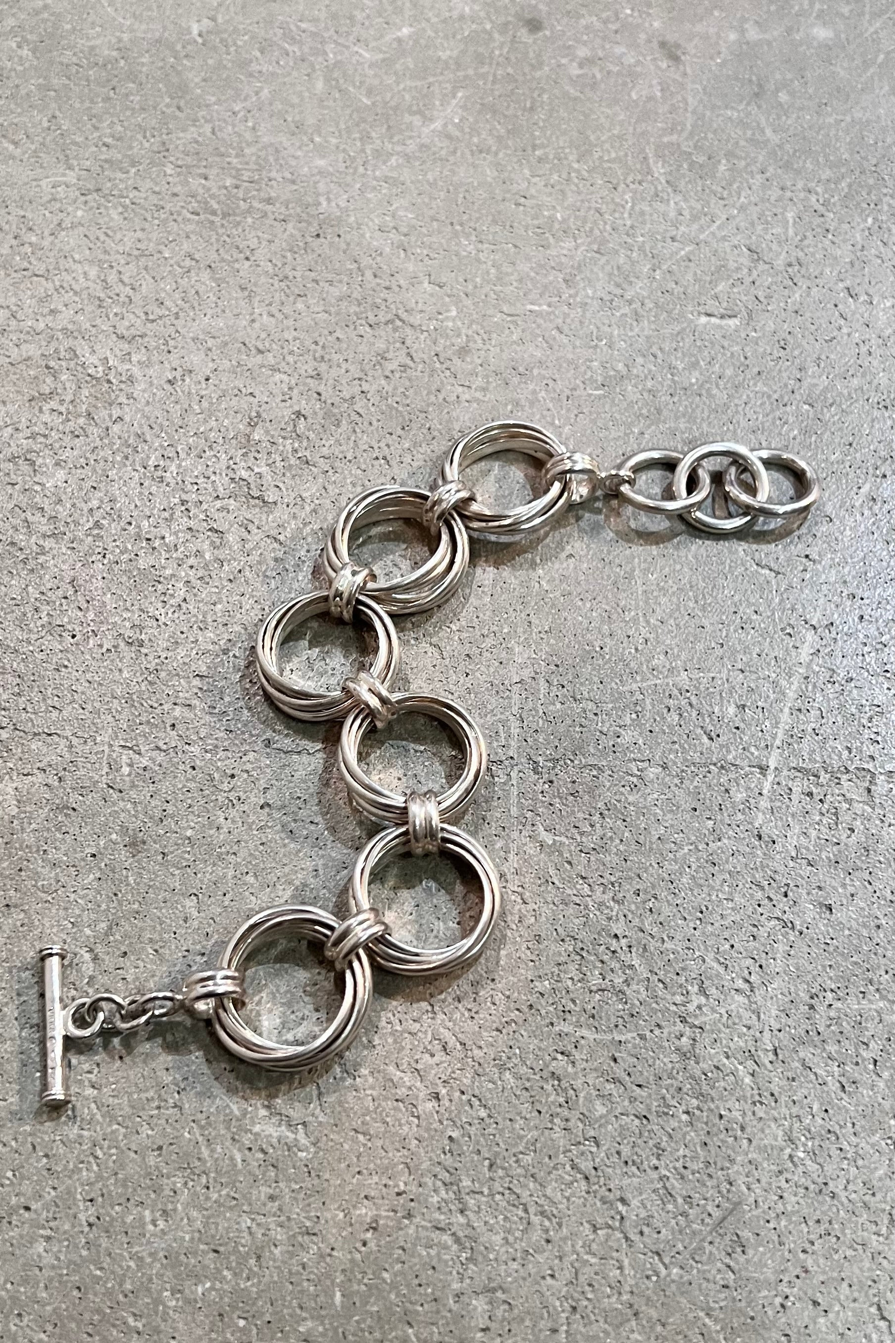 925 SILVER BRACELET T-BAR/ SILVER [SIZE: ONE SIZE USED]