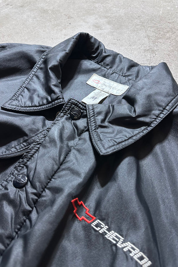 90'S CHEVROLET NYLON JACKET / BLACK [SIZE: M USED]