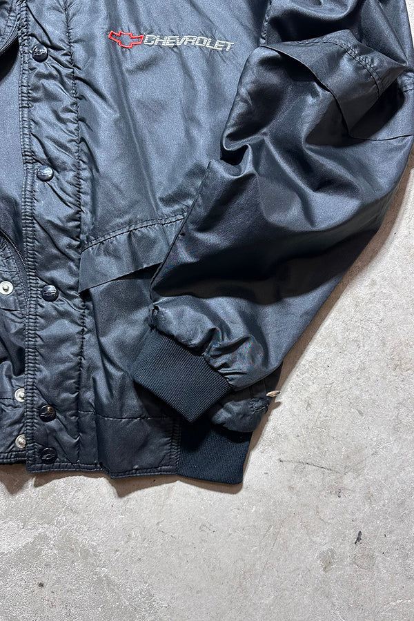 90'S CHEVROLET NYLON JACKET / BLACK [SIZE: M USED]