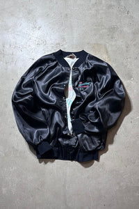 MADE IN USA 80'S CHEVROLET NYLON JACKET / BLACK [SIZE: 2XL USED]