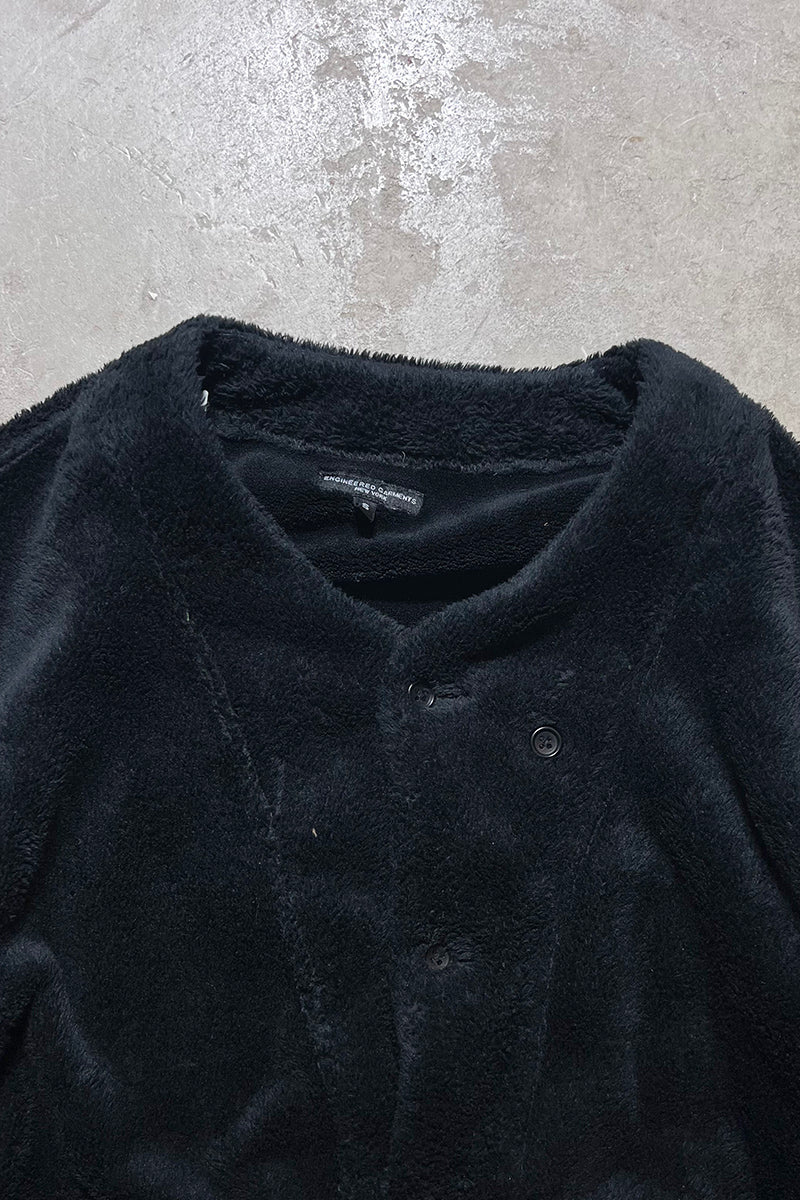 MADE IN USA FLEECE COAT / BLACK [SIZE: S USED]