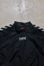 画像をギャラリービューアに読み込む, FOOTBALL PULL-OVER NYLON JACKET  / BLACK [SIZE: L USED]
