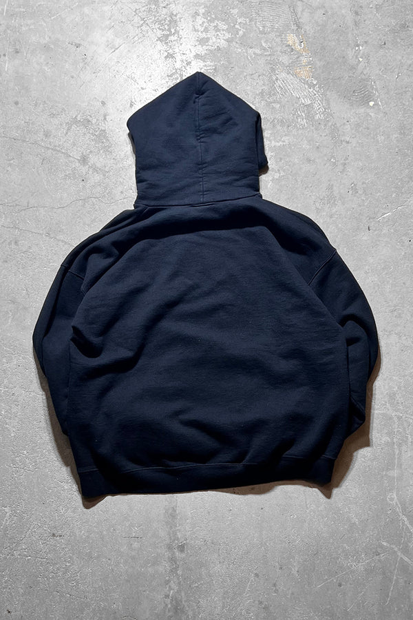 LOGO PRINT SWEAT HOODIE / BLACK [SIZE: L US SPEC USED]