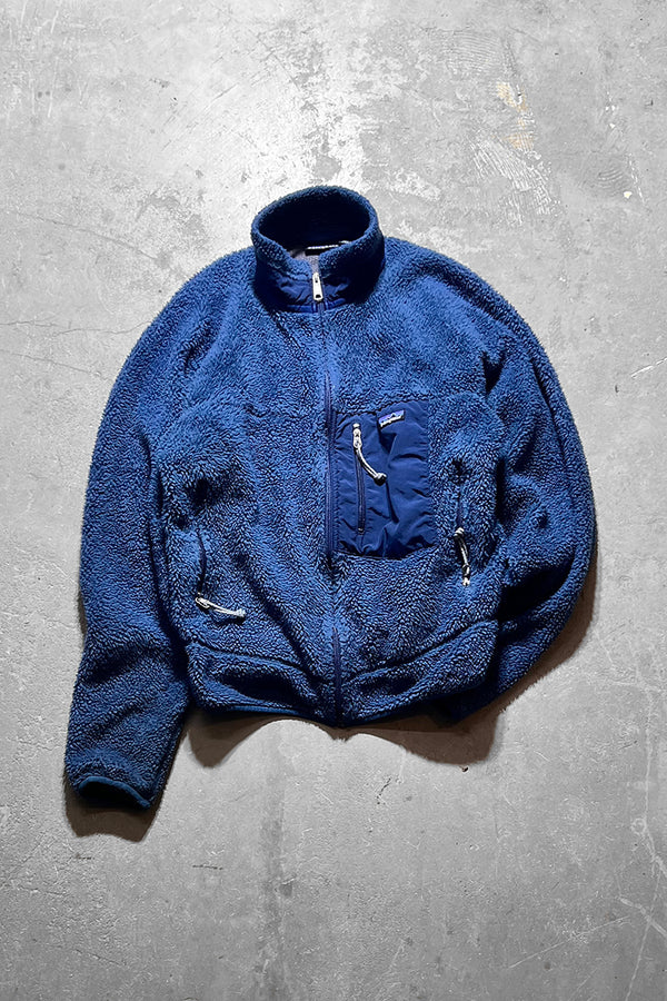MADE IN USA 99'S CLASSIC RETRO CARDIGAN / NAVY [SIZE: M USED]