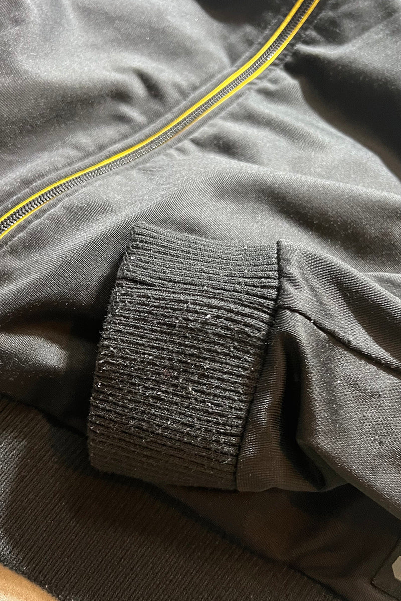 80'S ZIP TRACK JACKET / WHITE [SIZE: XL USED]