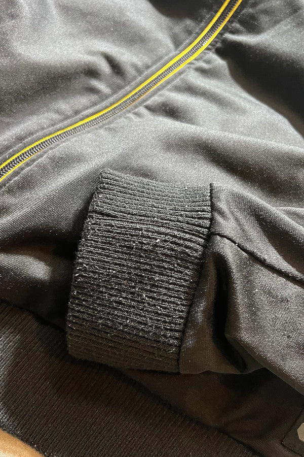 80'S ZIP TRACK JACKET / WHITE [SIZE: XL USED]