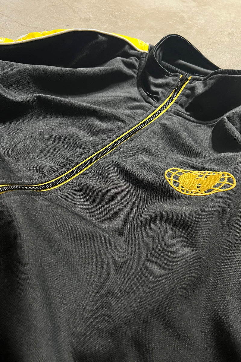 80'S ZIP TRACK JACKET / WHITE [SIZE: XL USED]