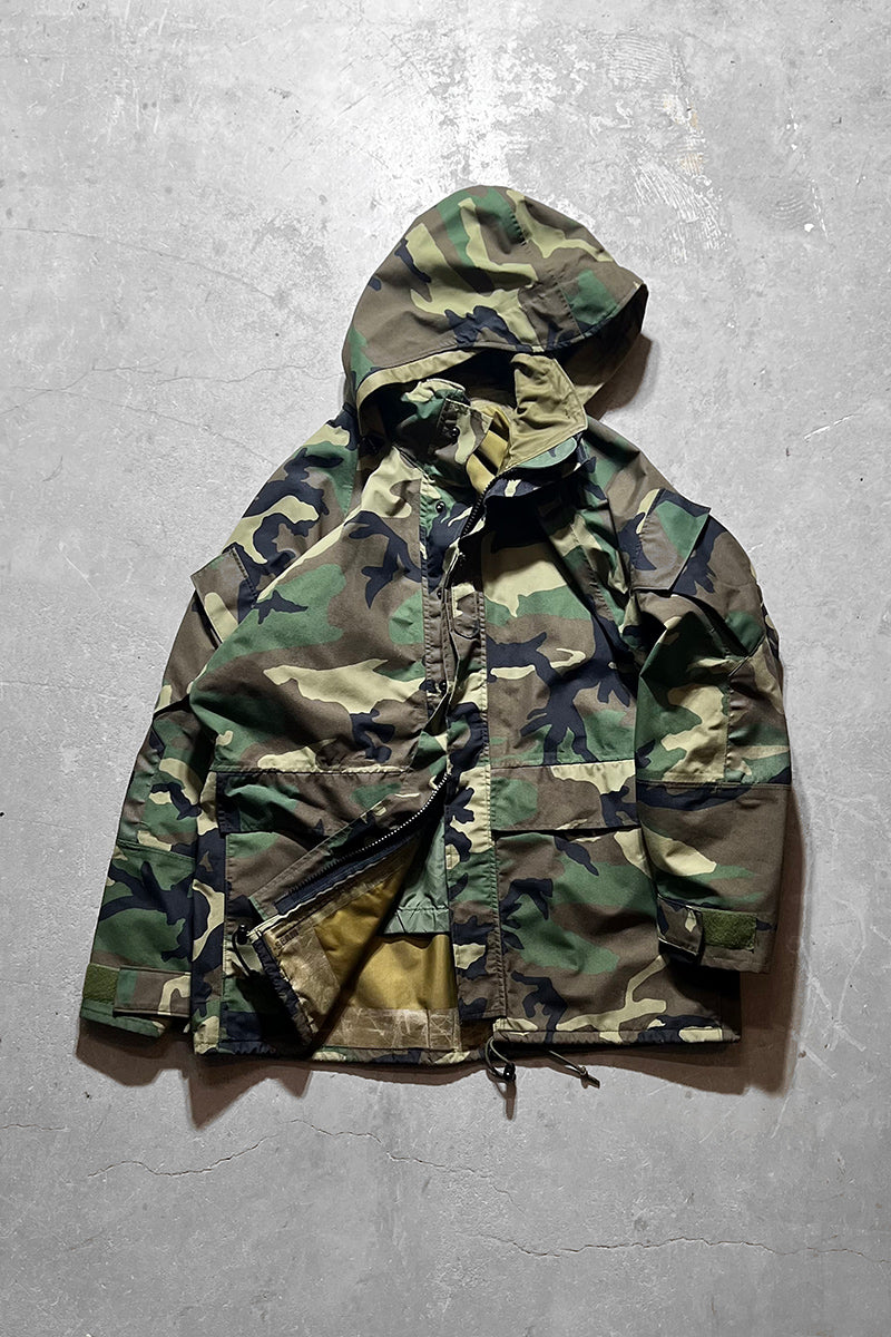 Y2K EARLY 00'S ECWCS GORE-TEX HOODIE JACKET / CAMO [SIZE: M USED]