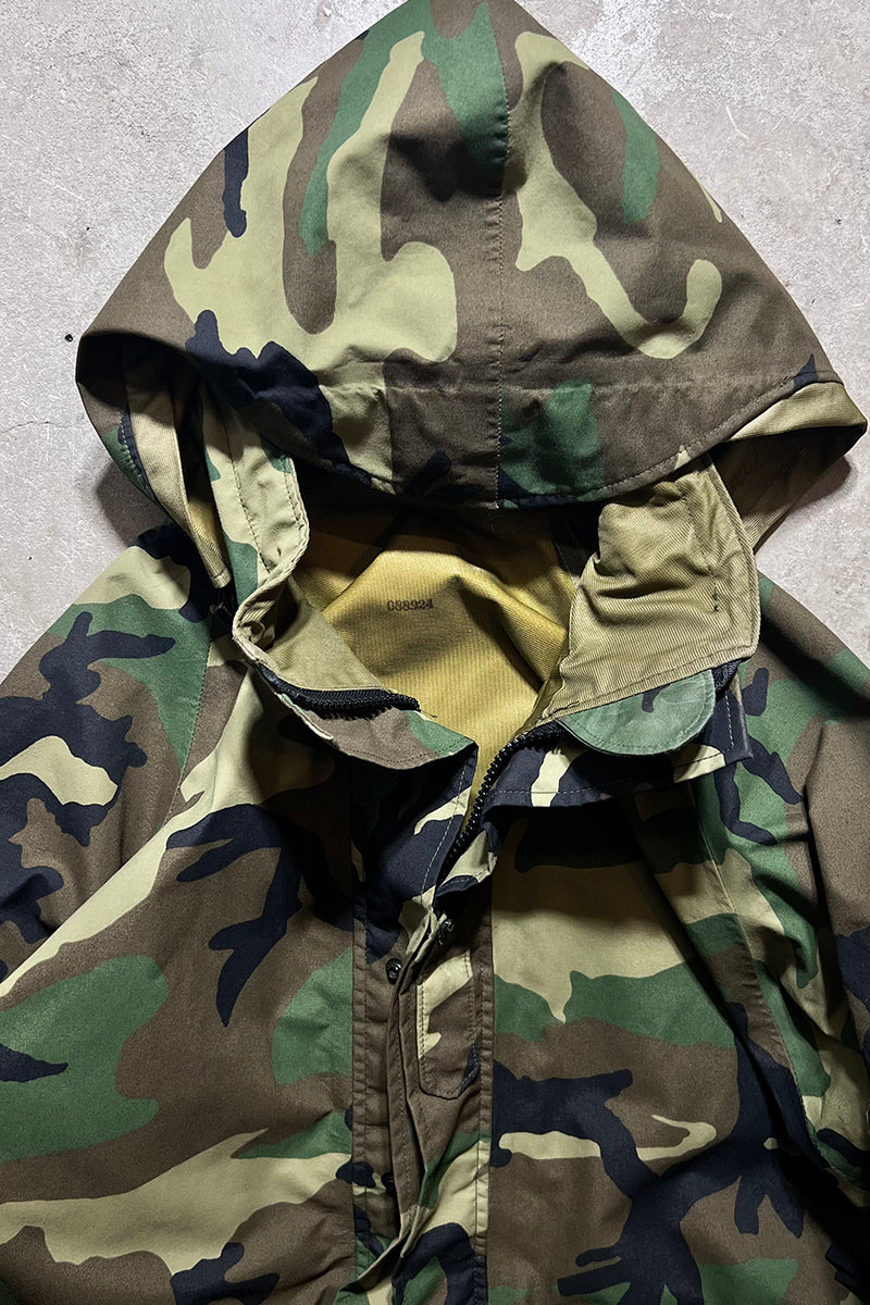 Y2K EARLY 00'S ECWCS GORE-TEX HOODIE JACKET / CAMO [SIZE: M USED]