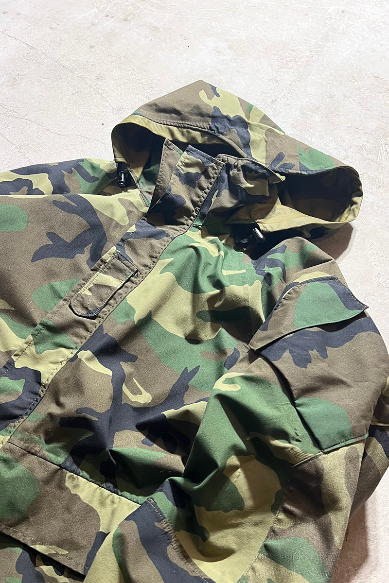 Y2K EARLY 00'S ECWCS GORE-TEX HOODIE JACKET / CAMO [SIZE: M USED]