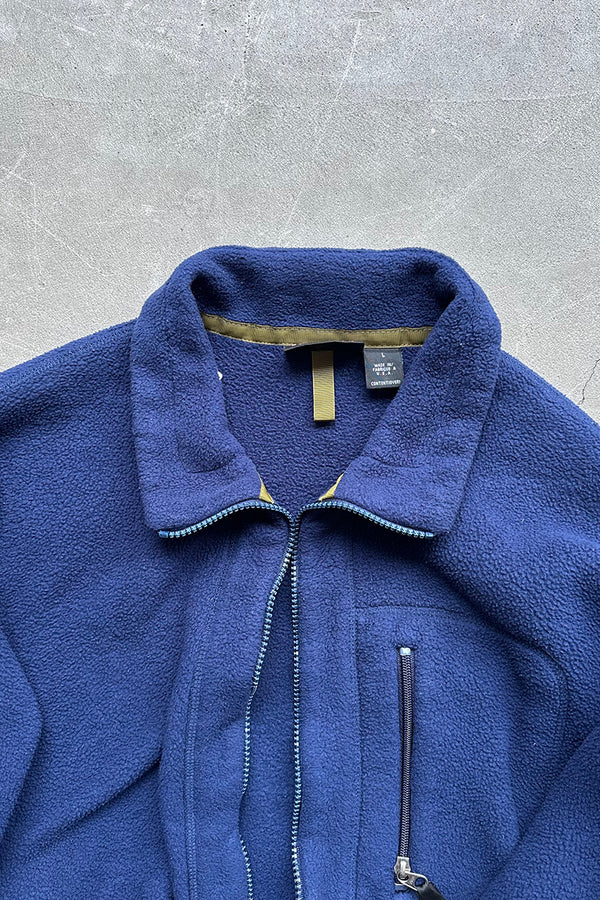 MADE IN USA 90'S SYNCHILLA FLEECE JACKET / NAVY [SIZE: L USED]
