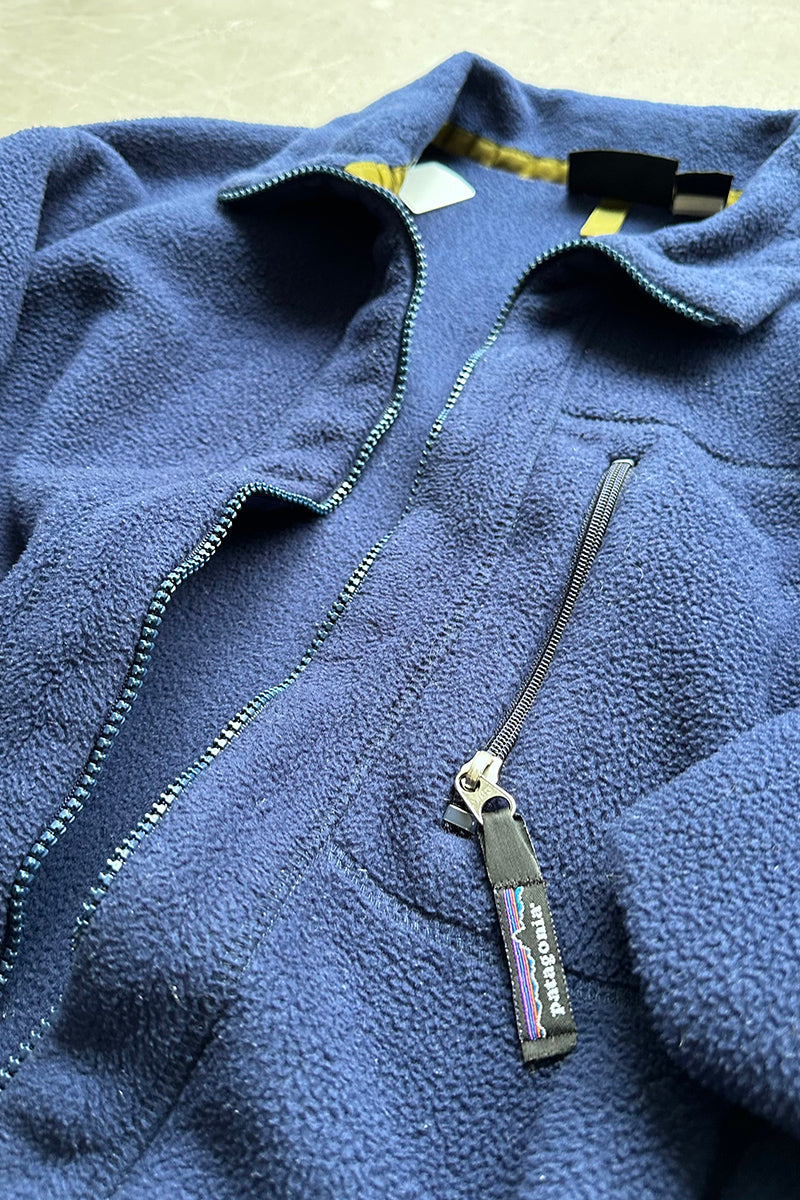 MADE IN USA 90'S SYNCHILLA FLEECE JACKET / NAVY [SIZE: L USED]