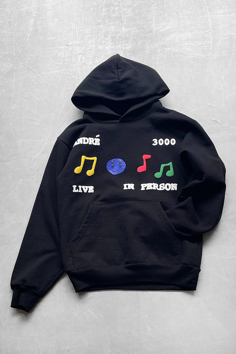 ANDRE 3000 2024 NEW BLUE SUN TOUR SWEAT HOODIE / BLACK [SIZE: S USED]