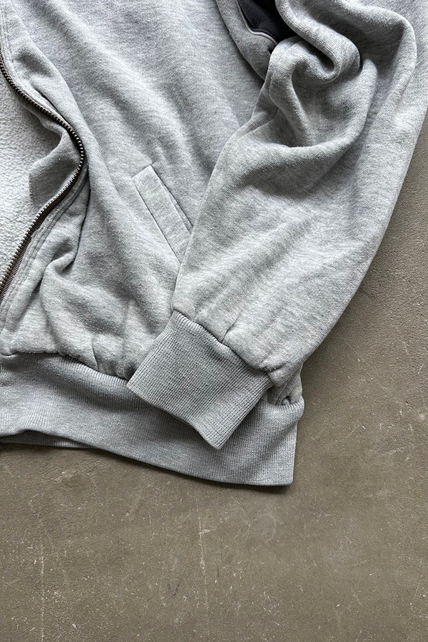 80'S ZIP SWEAT HOODIE / GRAY [SIZE: L USED]