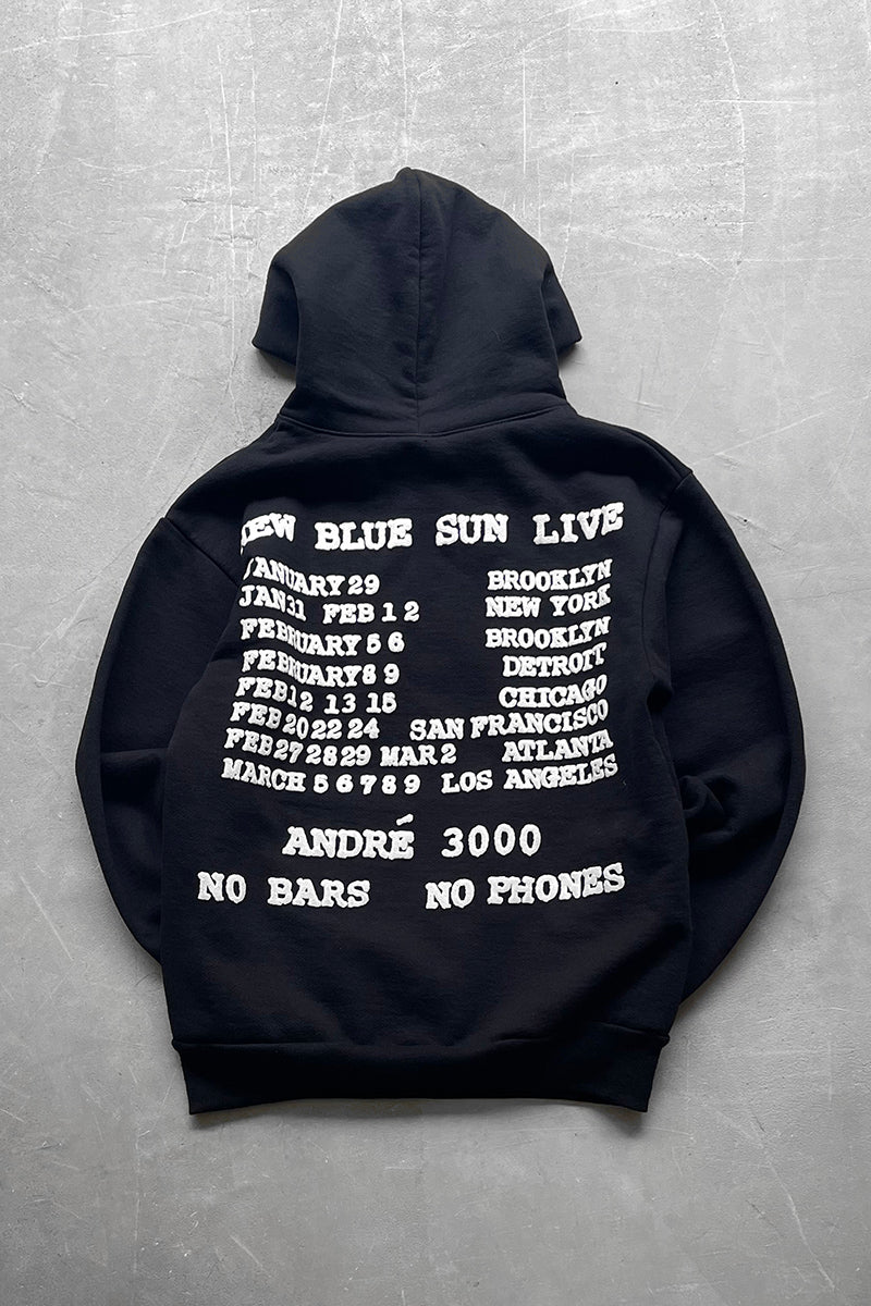 ANDRE 3000 2024 NEW BLUE SUN TOUR SWEAT HOODIE / BLACK [SIZE: S USED]