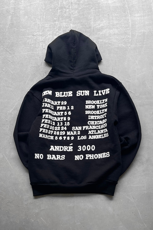 ANDRE 3000 2024 NEW BLUE SUN TOUR SWEAT HOODIE / BLACK [SIZE: S USED]