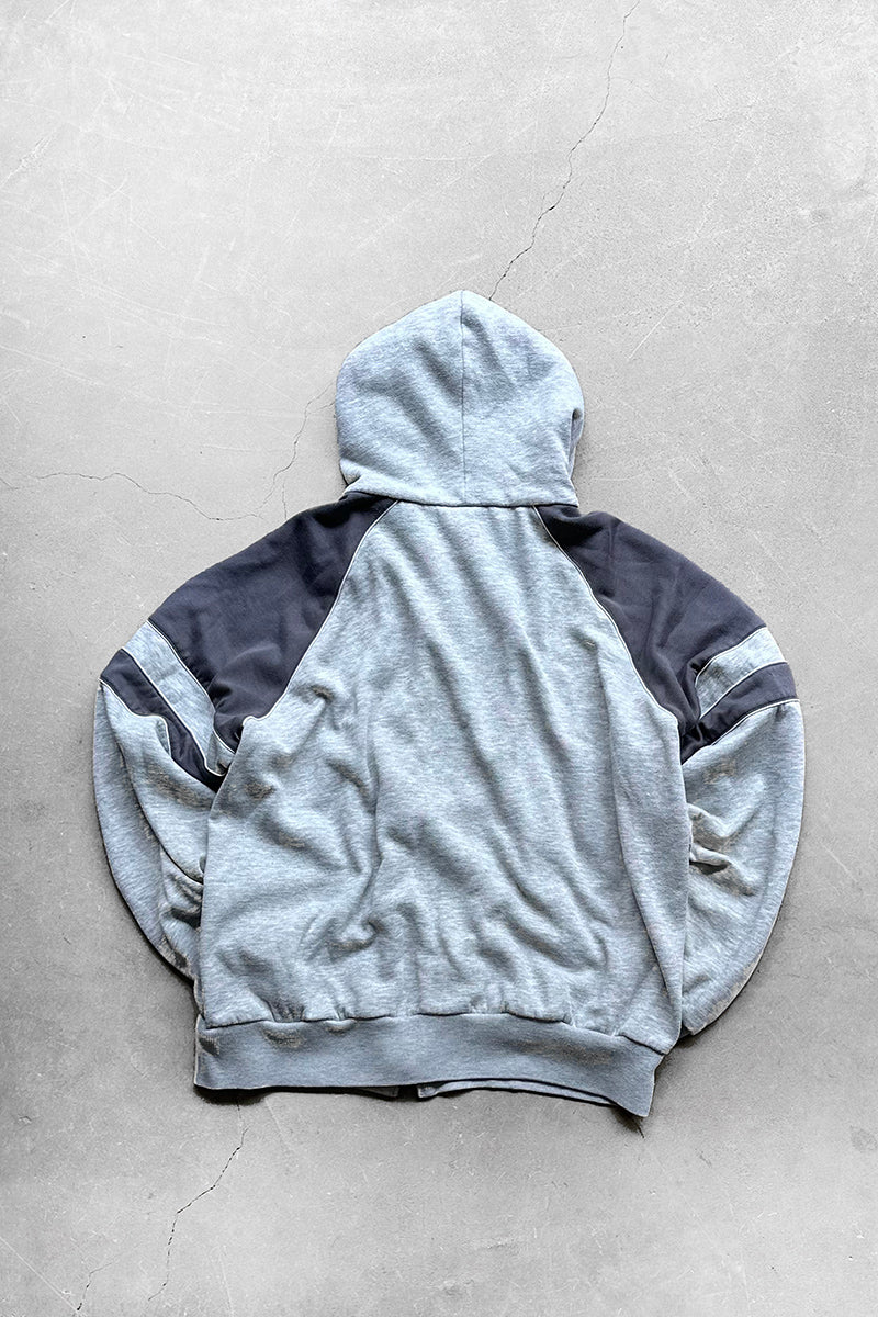80'S ZIP SWEAT HOODIE / GRAY [SIZE: L USED]