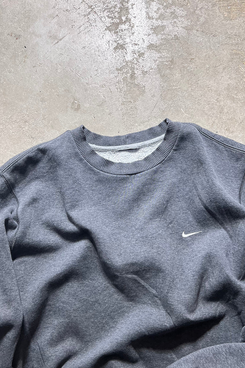 Y2K EARLY 00'S LOGO SWEATSHIRT / GRAY [SIZE: XL USED]