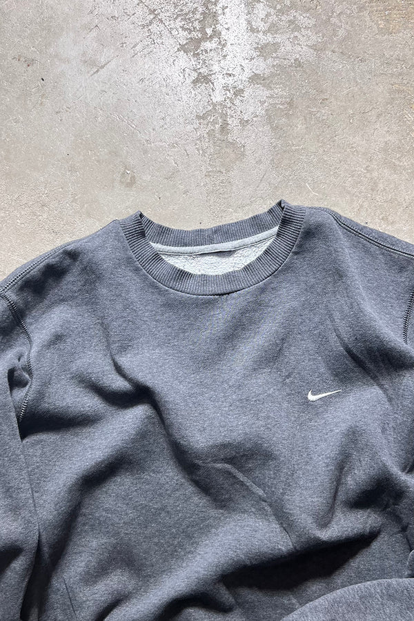 Y2K EARLY 00'S LOGO SWEATSHIRT / GRAY [SIZE: XL USED]